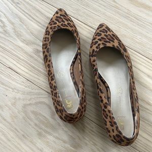 BC Footwear Leopard Flats size 7.5